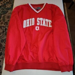 Pro Player Red Ohio State Windbreaker Jacket